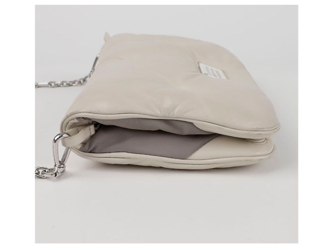 Maison Martin Margiela Borsa a tracolla Glam Slam con catena Argento - vista 7