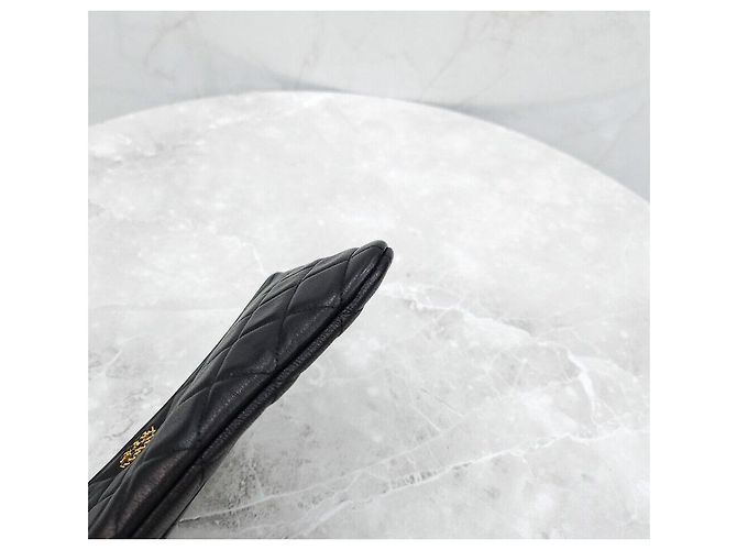 Chanel Clutch Medium Nera con Dettagli Oro No. Nero - vista 6