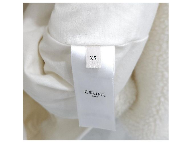 Céline Forro polar de borreguillo con capucha oversize Multicolor - vista 5