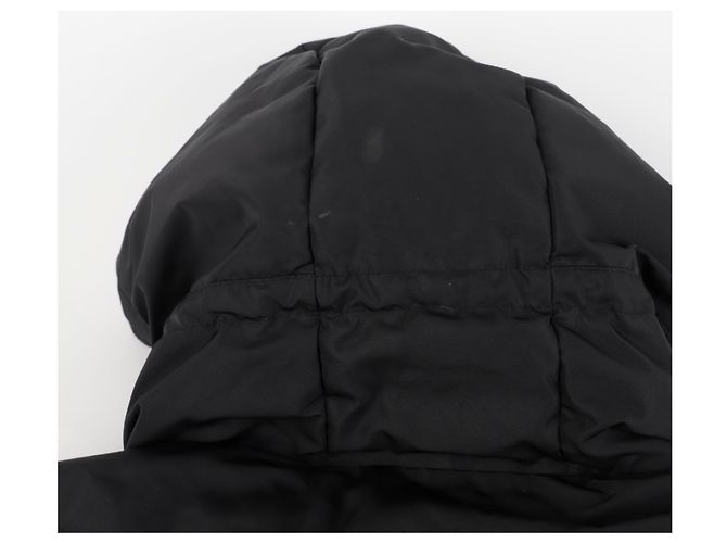 Moncler Abrigo largo acolchado con capucha Negro - vista 13