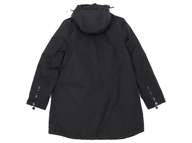 Moncler Abrigo largo acolchado con capucha Negro - vista 2
