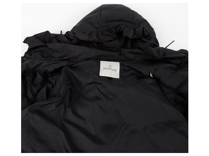 Moncler Abrigo largo acolchado con capucha Negro - vista 3