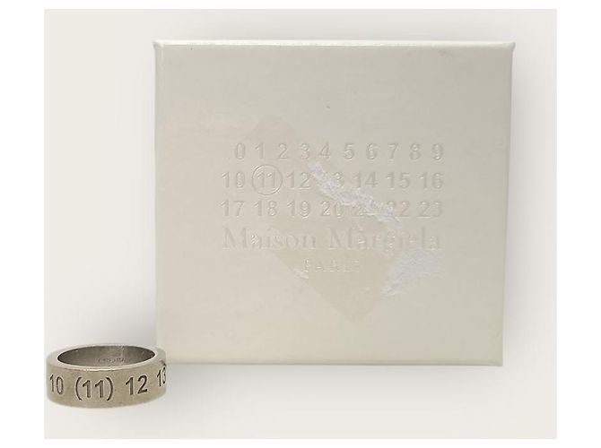 Maison Martin Margiela Numerischer Ring aus Silber - Ansicht 5
