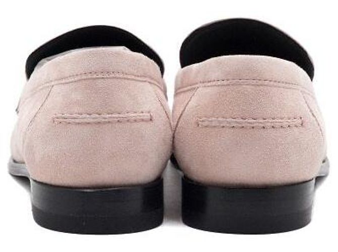 Hermès Mocassini da donna Destin Gold in camoscio rosa - vista 6