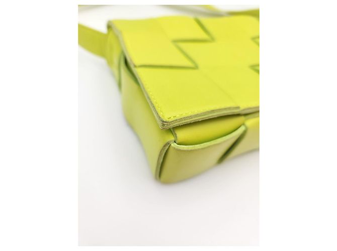 Bottega Veneta Borsa a tracolla Bottega Cassette Lime - vista 10
