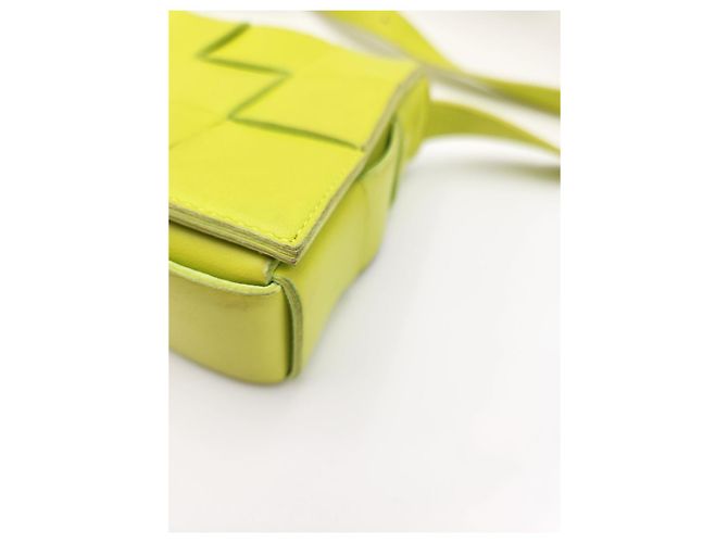 Bottega Veneta Borsa a tracolla Bottega Cassette Lime - vista 11