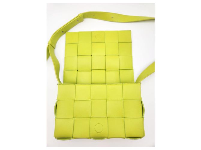 Bottega Veneta Borsa a tracolla Bottega Cassette Lime - vista 13
