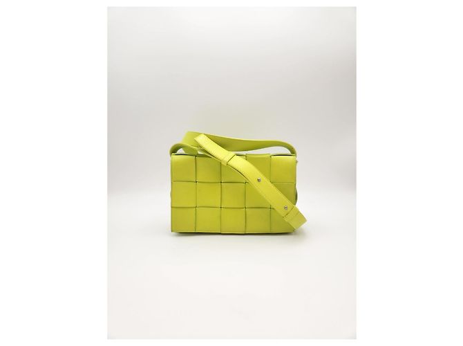 Bottega Veneta Borsa a tracolla Bottega Cassette Lime - vista 5