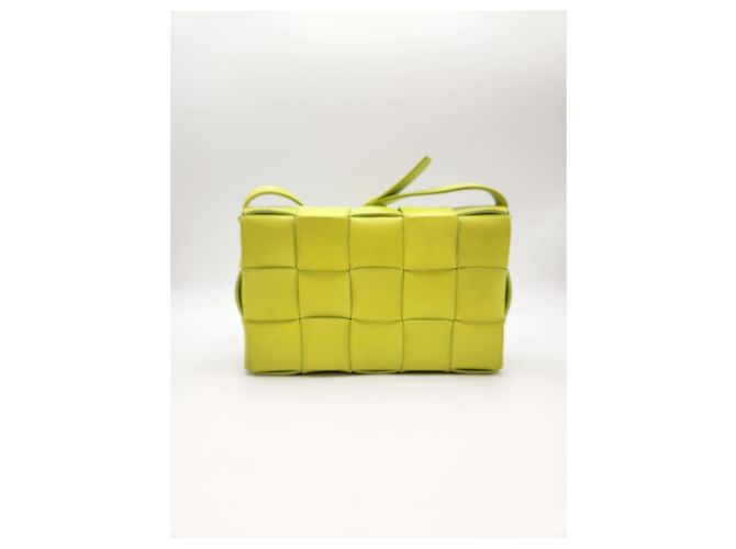 Bottega Veneta Borsa a tracolla Bottega Cassette Lime - vista 6