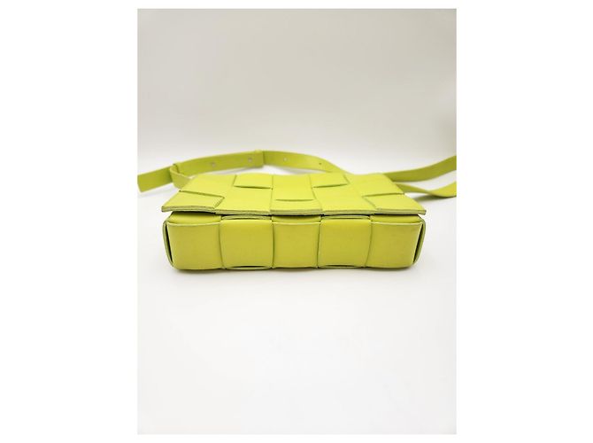 Bottega Veneta Borsa a tracolla Bottega Cassette Lime - vista 9