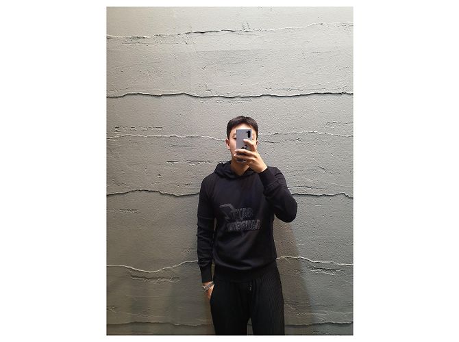 Saint Laurent Strickjacke mit Kapuze Schwarz Herren - Ansicht 3