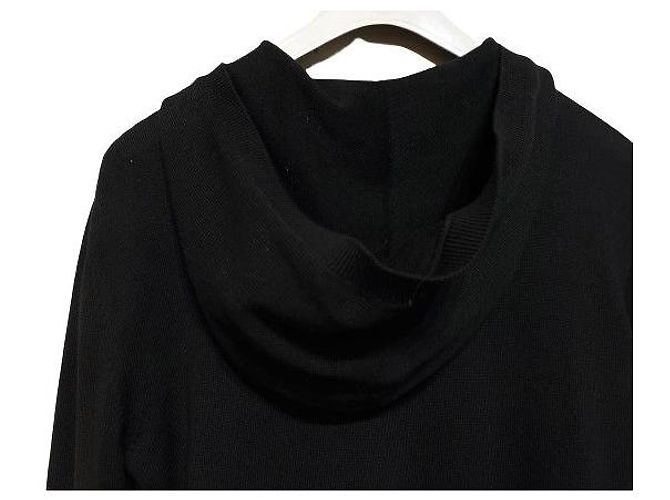 Saint Laurent Strickjacke mit Kapuze Schwarz Herren - Ansicht 4