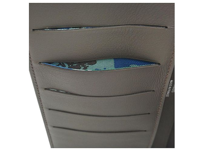 Hermès Long Wallet Silk In Greece Etain Swift Full Set Gift Brown - view 11