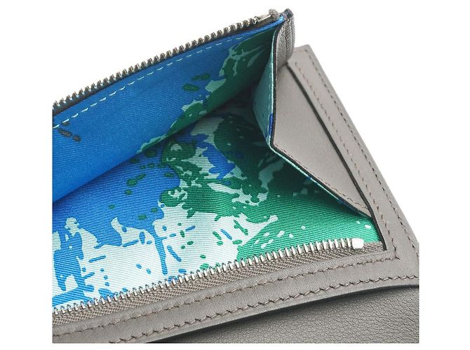 Hermès Long Wallet Silk In Greece Etain Swift Full Set Gift Brown - view 12