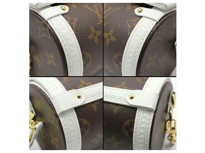 Louis Vuitton Bandolera Monogram Papillon Trunk Castaño - vista 8