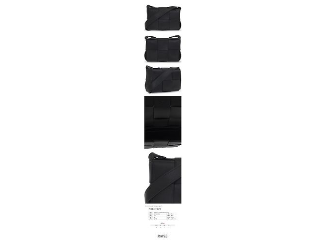 Bottega Veneta Mini Borsa Cassette Intrecciato Nero - vista 2