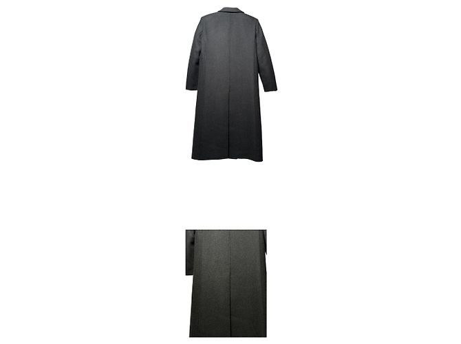 The row Abrigo de lana virgen y cashmere HARIET Dark Charcoal Castaño - vista 2
