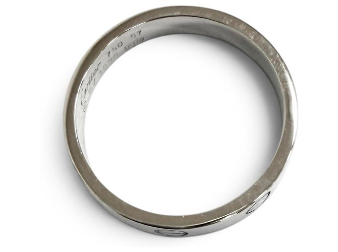 Anello Cartier Mini Love 750 in oro bianco D'oro - vista 2