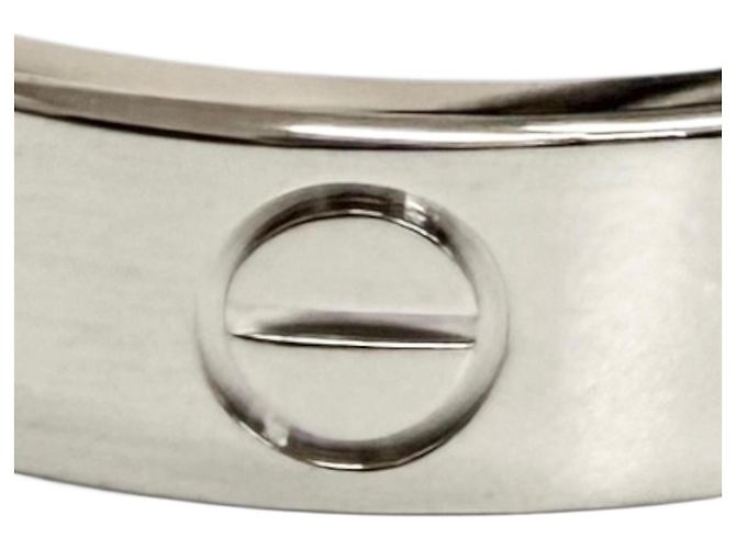 Anello Cartier Mini Love 750 in oro bianco D'oro - vista 3