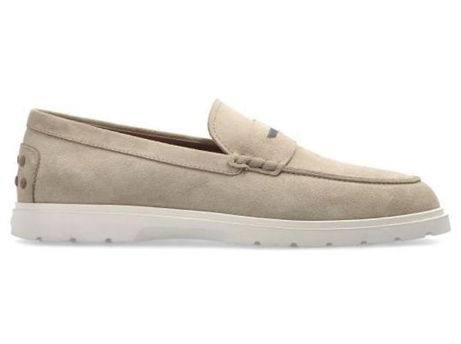 Tod's Mocassini in camoscio - vista 3