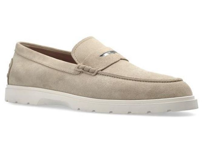 Tod's Mocassini in camoscio - vista 4