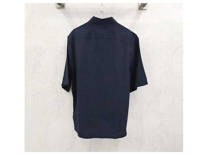 Louis Vuitton Camicia a maniche in misto seta monogram Nero - vista 2
