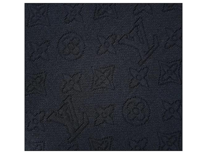 Louis Vuitton Camicia a maniche in misto seta monogram Nero - vista 4