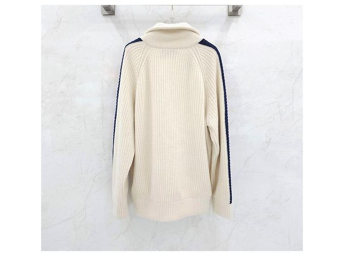 Gucci Bomber de malha em lã e cashmere com fecho Multicor - vista 2
