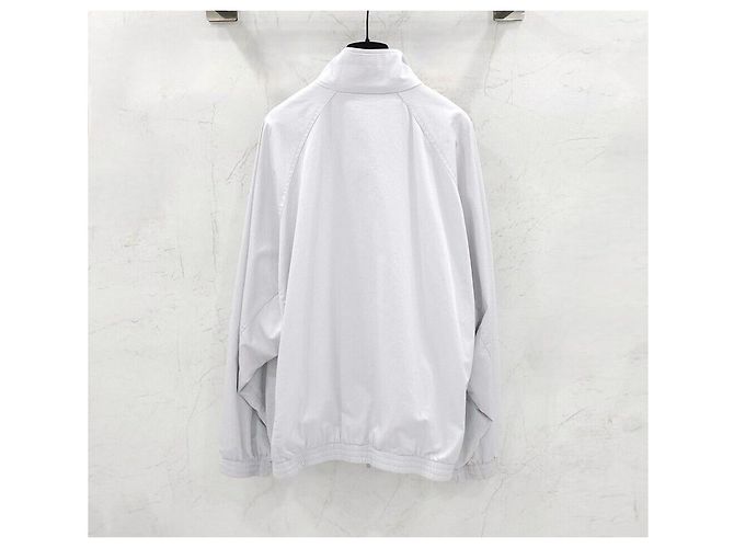 Balenciaga Giacca Oversized con Logo Ricamato - vista 2
