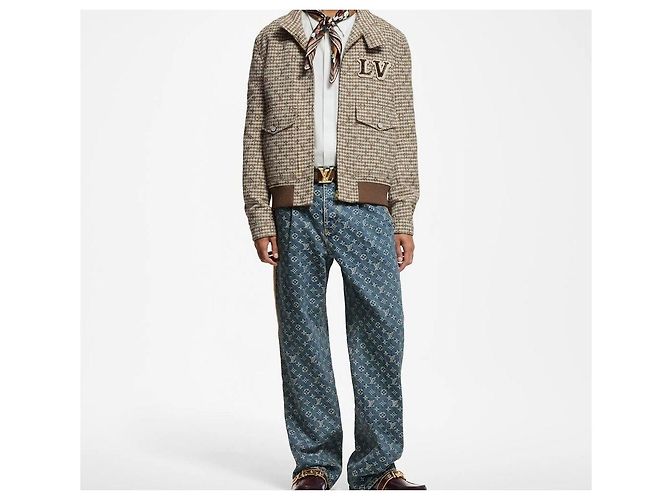 Louis Vuitton Monogram Wool Harrington Blouson Jacket Multiple colors - view 8