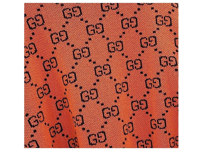 Gucci gg GG Cardigan aus Baumwoll-Jacquard in Orange - Ansicht 3
