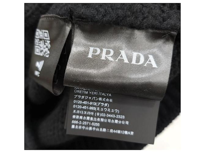 Prada Schwarzer Kaschmir-Cardigan Silber - Ansicht 5