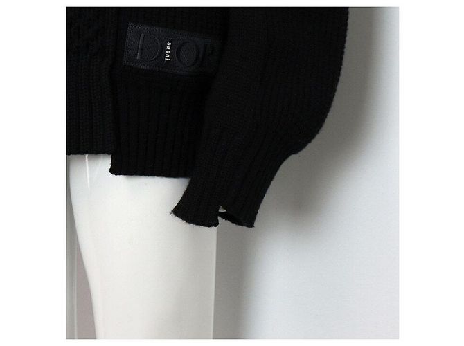 Dior Casaco de malha com fecho para homem Preto - vista 3