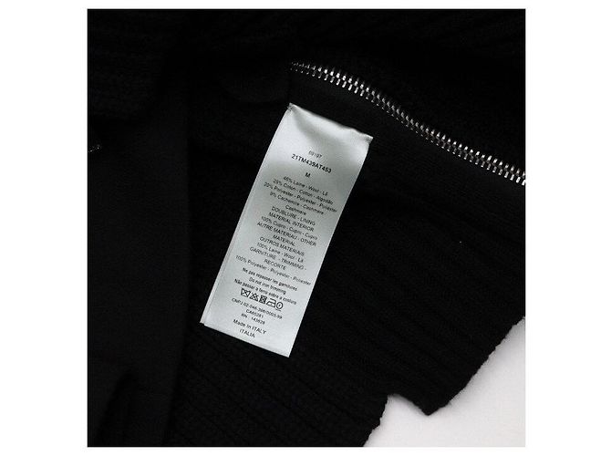 Dior Casaco de malha com fecho para homem Preto - vista 7