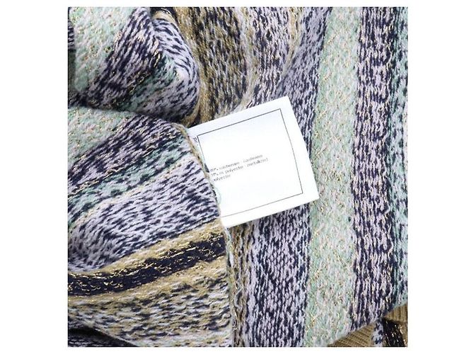 Chanel Pullover de cashmere Multi CC para mulher em malha Multicor - vista 5