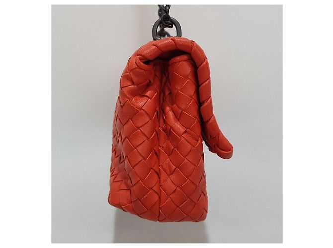 Bottega Veneta Borsa a tracolla Intrecciato Olympia Arancione - vista 4