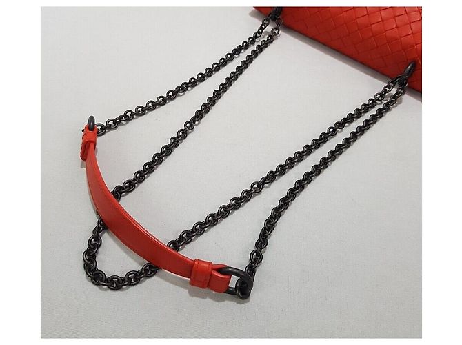 Bottega Veneta Borsa a tracolla Intrecciato Olympia Arancione - vista 8