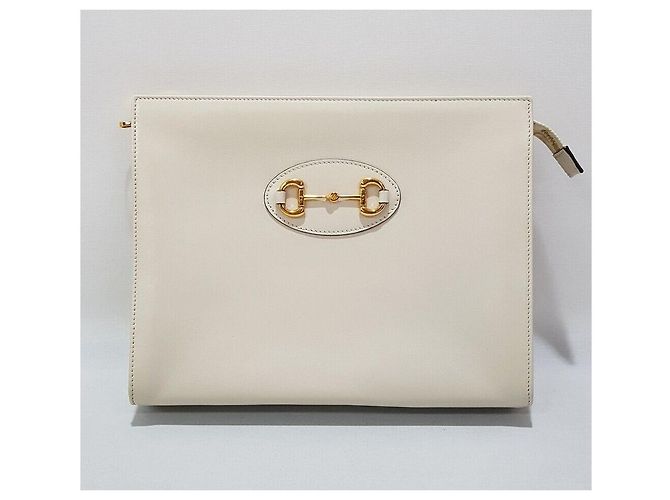 Gucci Clutch in pelle Horsebit - vista 2