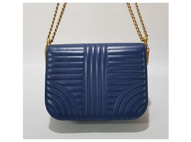 Prada Diagram Chain Schultertasche Blau - Ansicht 5