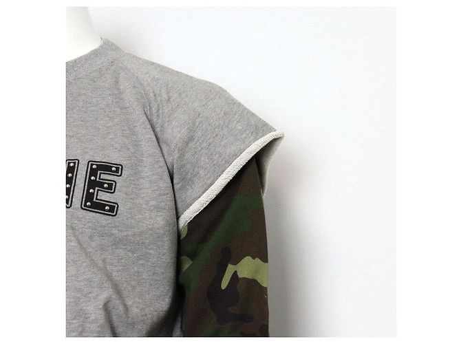 Céline Herren Sweatshirt aus Baumwolle in Khaki Braun - Ansicht 3