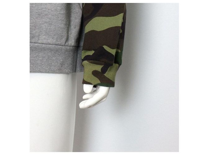 Céline Herren Sweatshirt aus Baumwolle in Khaki Braun - Ansicht 4