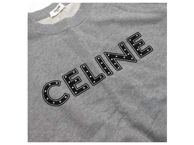 Céline Herren Sweatshirt aus Baumwolle in Khaki Braun - Ansicht 7