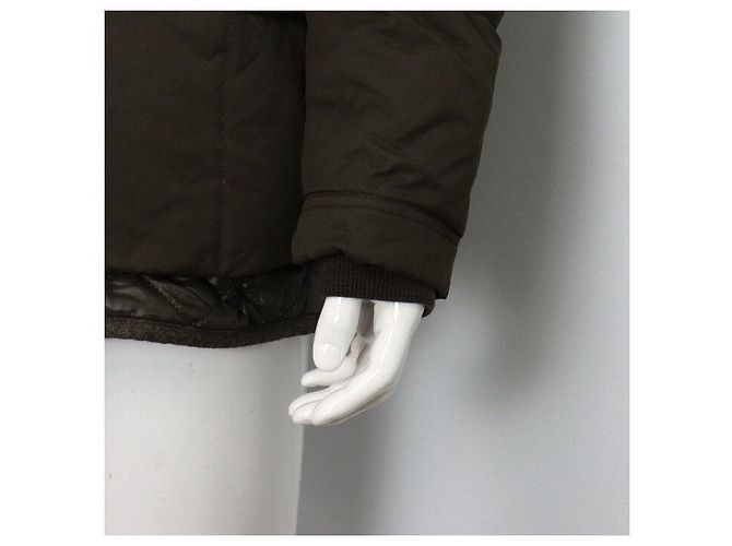 Moncler PYRENEES Leather Men's Padded Jacket Black - view 3