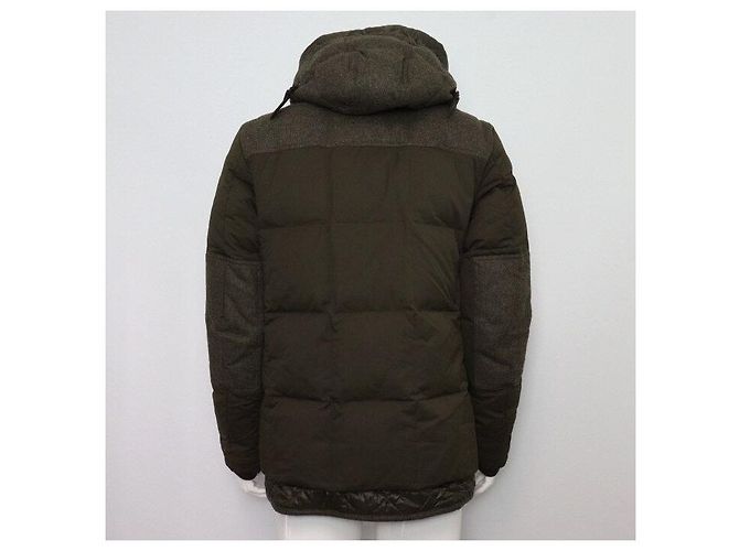 Moncler PYRENEES Leather Men's Padded Jacket Black - view 4