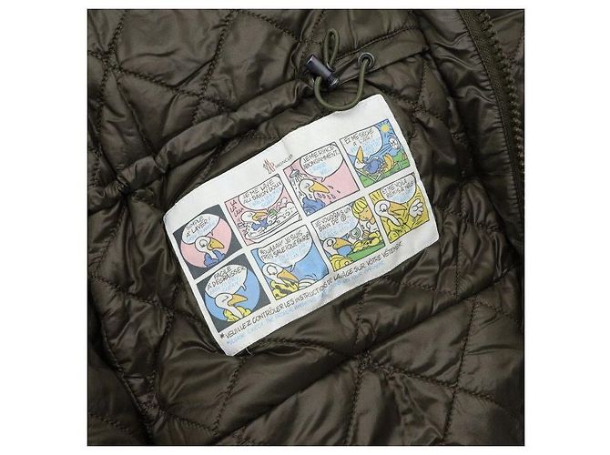 Moncler PYRENEES Leather Men's Padded Jacket Black - view 7