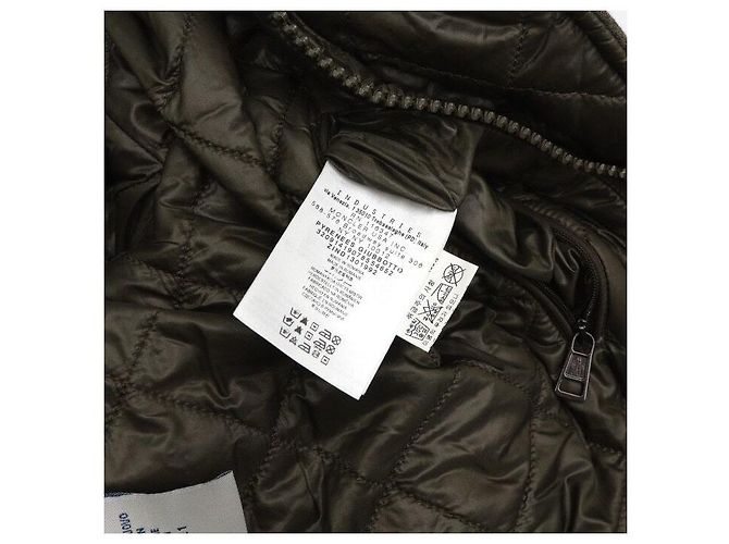 Moncler PYRENEES Leather Men's Padded Jacket Black - view 9