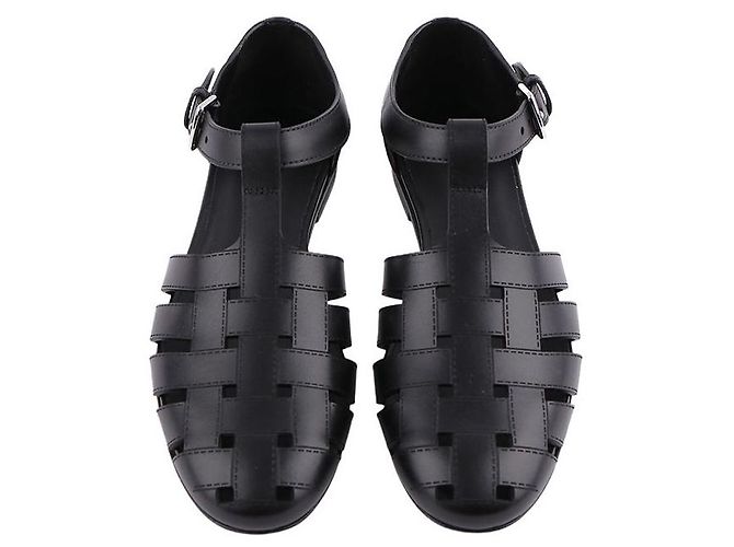Hermès Sandali Indigo Nero - vista 6