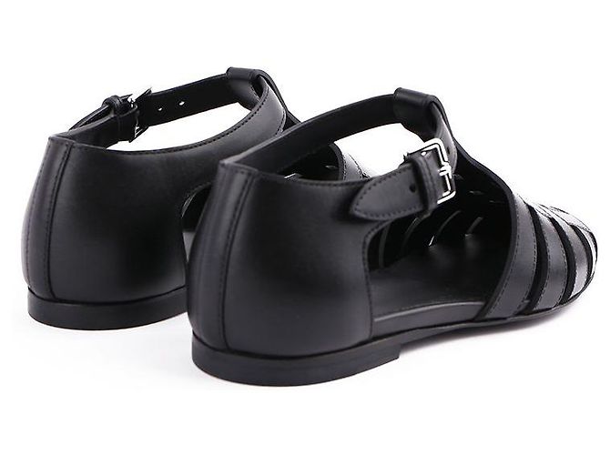 Hermès Sandali Indigo Nero - vista 9