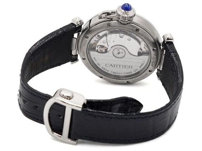 Orologio unisex Pasha de Cartier automatico con cinturino in pelle Multicolore - vista 6