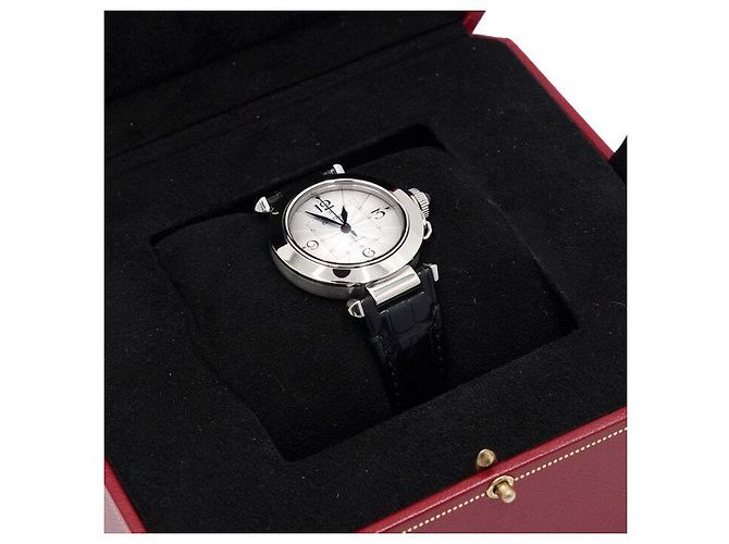 Orologio unisex Pasha de Cartier automatico con cinturino in pelle Multicolore - vista 7